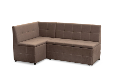 Кухонный угол Джой, левый, велюр