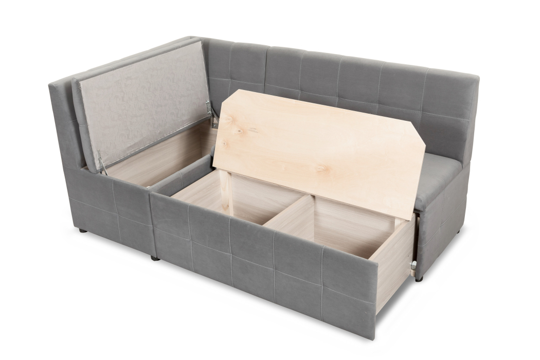 Кухонные уголки, Кухонный угол Джой, левый, велюр