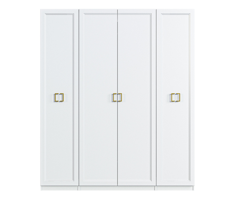 Для одежды, Шкаф четырехдверный Ассоль/Макс 2000 мм