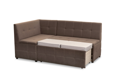 Кухонный угол Джой, левый, велюр