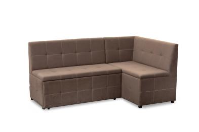 Кухонный угол Джой, правый, велюр