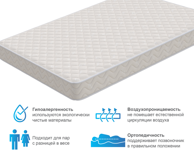 900 x 2000, Матрас Орматек Холидей 90х200