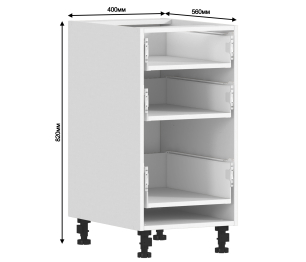 Регина корпус для стола 3 ящ 40х82 см